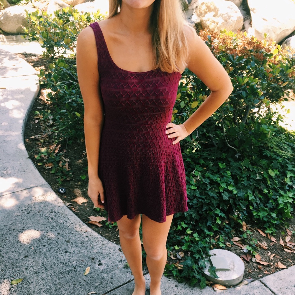 Purple Skater Dress